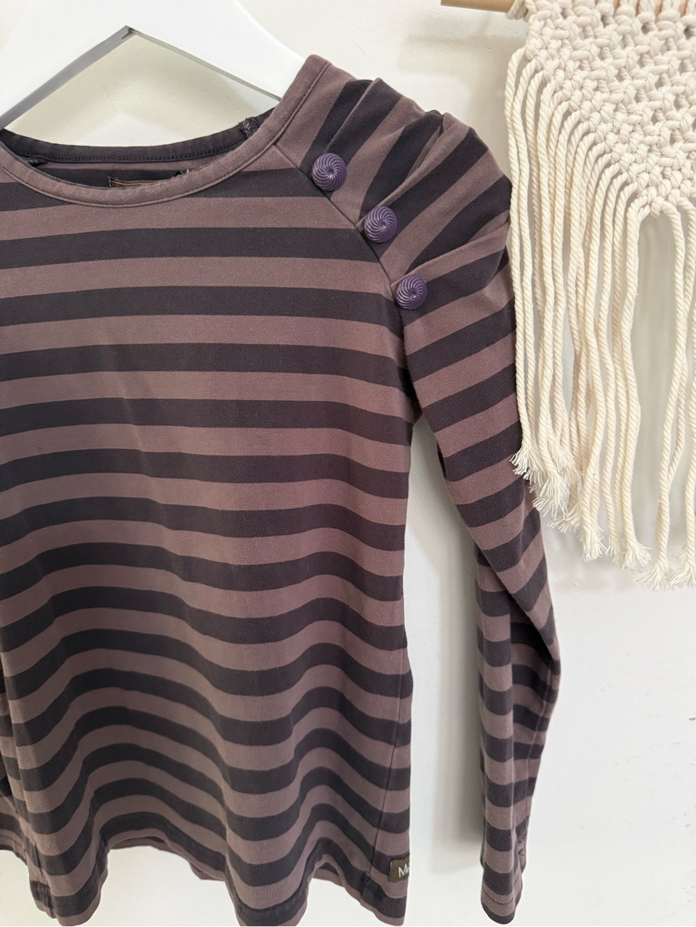 Matilda Jane - size 6 - striped long sleeve tee - Picture 4 of 9
